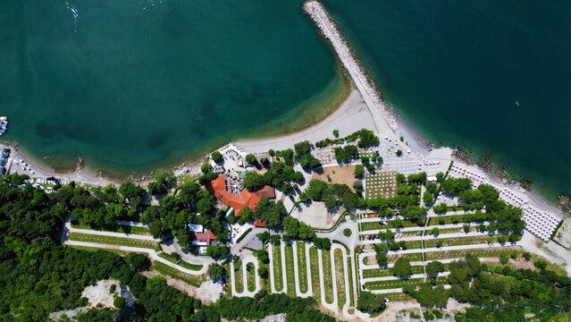 Sistiana, Caravella Spiaggia, Italia, Friuli-Venezia Giulia, Duino Trieste