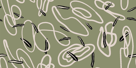 Trendy abstract pattern. Modern vector template for design.