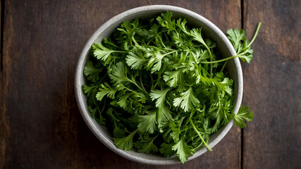 Parsley Adds a fresh, slightly peppery flavor and vibrant color, often used as a garnish