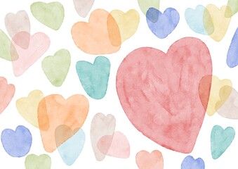 background with hearts