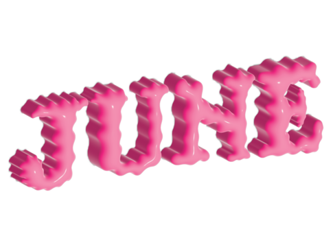 june text pink jelly