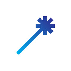 Obraz premium Tools Gradient Blue Icon