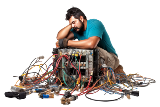 The King of Connections on a White or Clear Surface PNG Transparent Background.