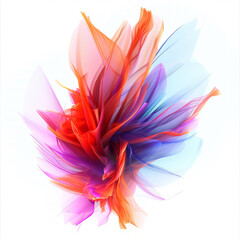 Viridian fibers of incandescence blending to generate a captivating