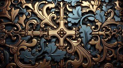 Immerse yourself in elegant jigsaw artwork with soft hues and intricate patterns, crafted in high resolution for a seamless design experience.