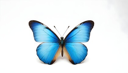 Butterfly isolated on white Background Generative Ai
