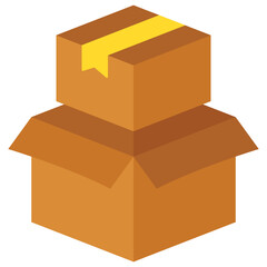Packing Boxes Icon