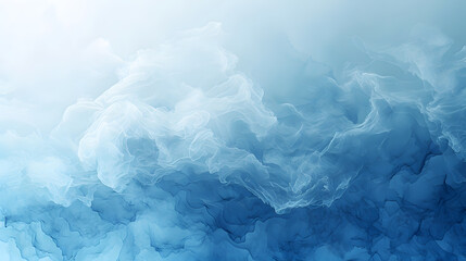 Obraz premium A minimalist background with a soft, gradient blend from blue to white, evoking a sense of calm and subtle beauty.