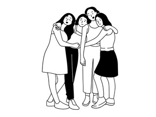 Woman friendship, best friend