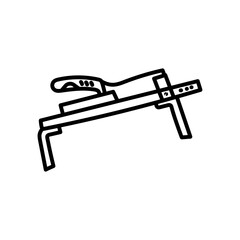Brick Carrier Outline Icon, Vector illustration
