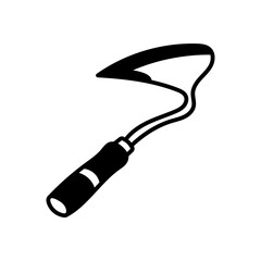 Plow Hoe Glyph Icon, Vector illustration