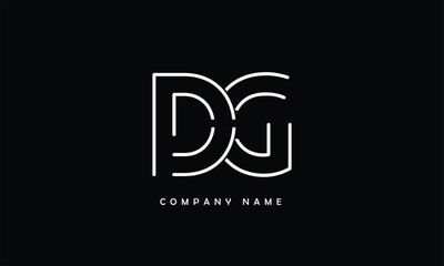 DG, GD, D, G Abstract Letters Logo Monogram