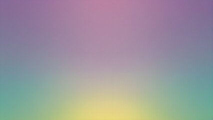 Purple yellow and mint green pastel round gradient color background.