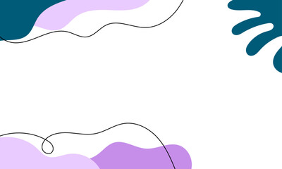 Flat design abstract background design