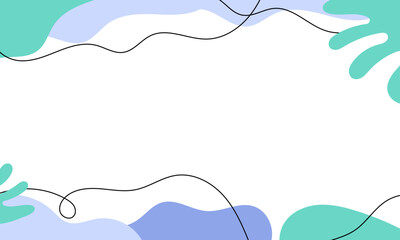 Flat design abstract background design