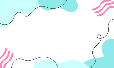 Flat design abstract background design