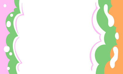 Fototapeta premium Flat design abstract background design