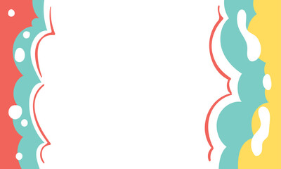 Flat design abstract background design