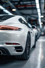 Car repair and maintenance services in the garage