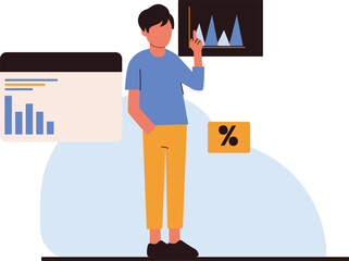 Shopping online ecommerce illustration vector collections