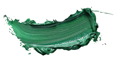 A close up view of a vibrant green liquid against a plain white background or PNG