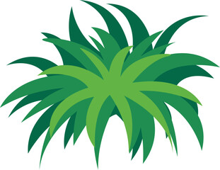 Green Grass Illustration Element