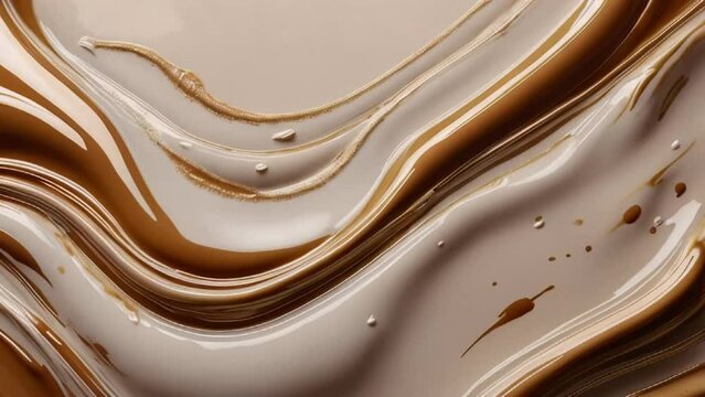 Beautiful texture of cosmetic foundation