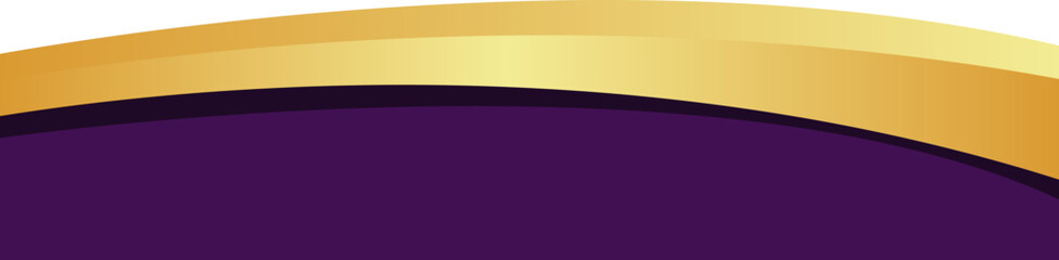 Fototapeta premium Gold Banner Header Element