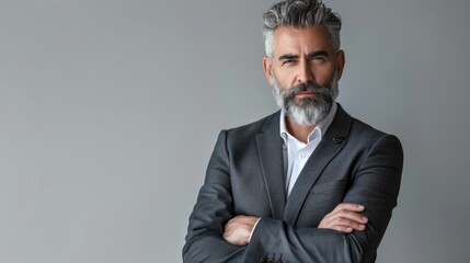 The mature businessman portrait