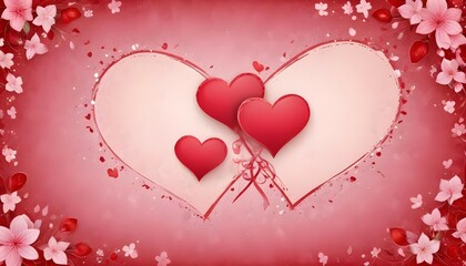 Sentimental Affection - Festive Background for Valentine's Day 