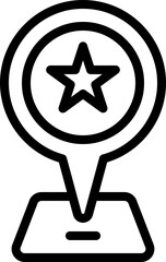 map pin location vector icon isolated.