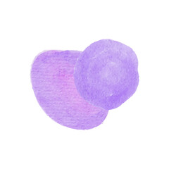 Abstract bright watercolor stain isolated Watercolor hand drawn