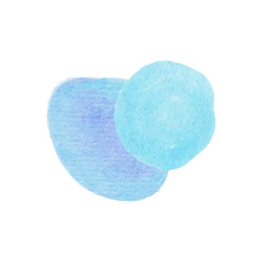 Abstract bright watercolor stain isolated Watercolor hand drawn