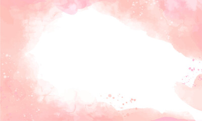 Watercolor background with blank copy space