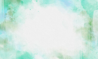 Watercolor background with blank copy space