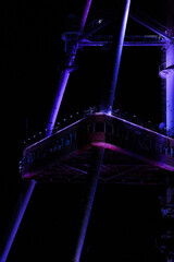 Tbilisi TV tower at night, Georgia