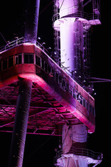 Tbilisi TV tower at night, Georgia