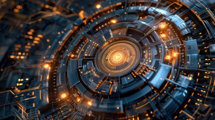 Fototapeta premium Emergence of Cyber Digital Locks: Safeguarding Data and Privacy