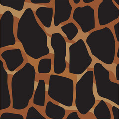 animal skin giraffe fashion texture background pattern vector