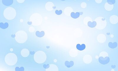 Blurred valentines day background design
