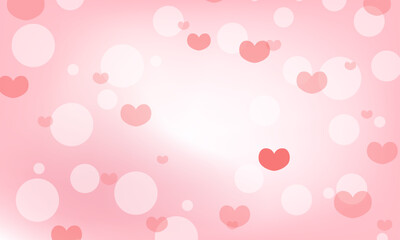 Blurred valentines day background design