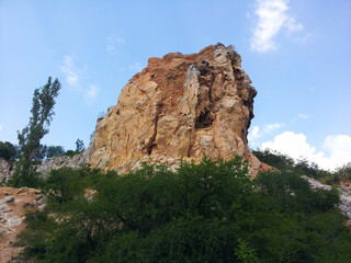 rocks in the mountains
