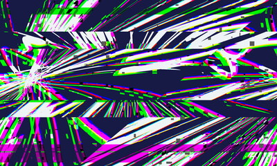 Abstract cyberpunk, glitch effect background.
