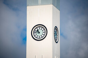 Hopwood Clock Tower in Palmerston North - New Zealand © Adwo
