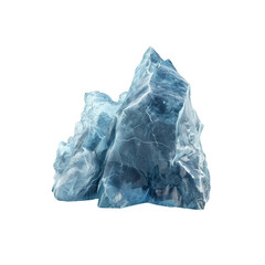 Fototapeta premium Glacier isolated on white background