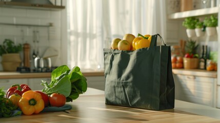 The reusable grocery bag