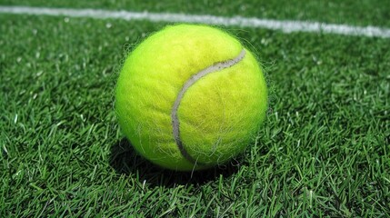 Tennis ball sport object background illustration generated by ai