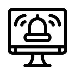 notification line icon