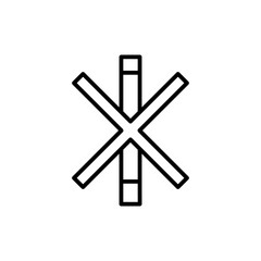 placeholder line icon