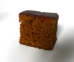 piece of cake isolated on white background